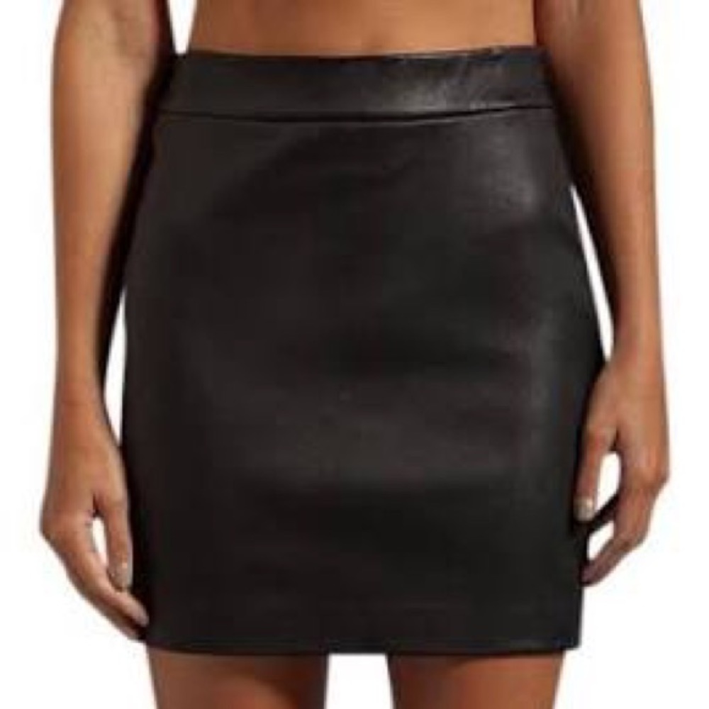 Alexander Wang Leather Skirt